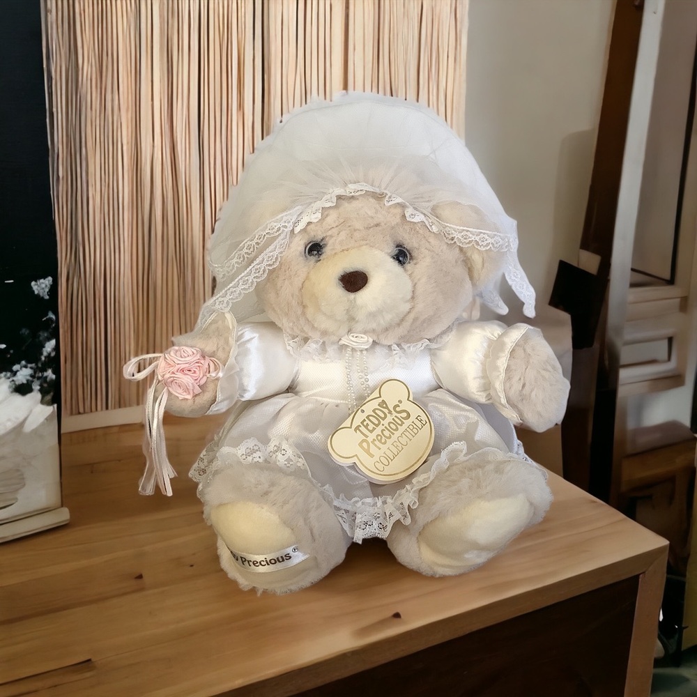 Dan Dee Teddy Precious Collectible Bride Plush
